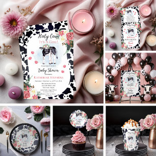 Convites Bela vaca, é uma Chá de fraldas