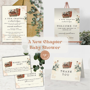 Adesivo Um novo capítulo está prestes a começar o Chá de f