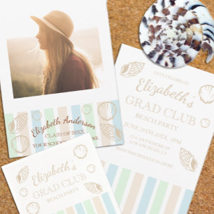 Convites Festa de Praia do Clube de Graduados