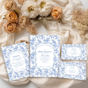 Cartão De Informações Toile De Jouy Woodland Livros para Bebê