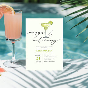 Porta-copo De Papel Quadrado Chá de Noiva Margs & Matrimony Lima Verde