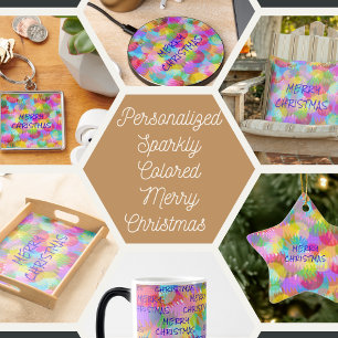 ADESITO ESTRELA NATAL DE MERCADORIAS PERSONALIZADO E COM COR ESPAR