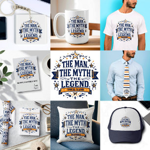 Boné O Homem O Mito A Lenda   Dia de os pais Personaliz