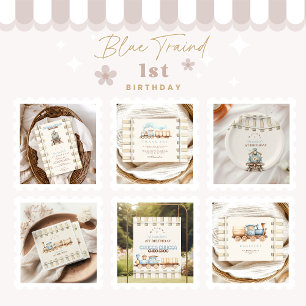 Cartão De Informações Registro do primeiro aniversario do comboio