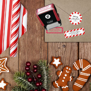 Adesivo Merry Christmas Candy Cane Custom