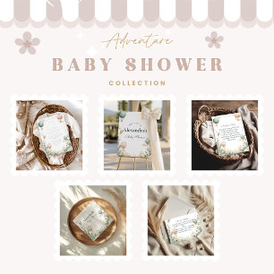 Convites Chá de fraldas Balão de Ar Quente Whimsical