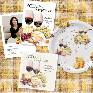 Camiseta Vinho e Queijo envelhecidos