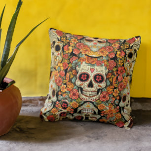 Gravata Sugar Skull Dia de Los Muertos