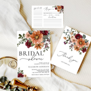 Placa de Receita de Chá de panela Floral de Queda 