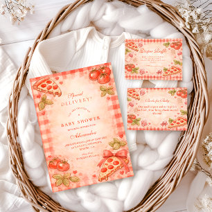 Cartão De Informações Sorteio de Fraldas Entregues Frescamente