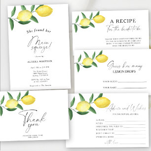 Papelaria Citro limão - Conselhos e Desejos do Chá de panela