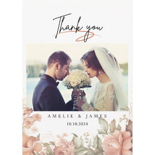 Recepção de Convites Simples de Casamento Elegante