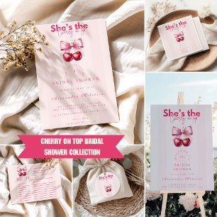 Adesivo Coquette Cherry No Chá de panela Superior