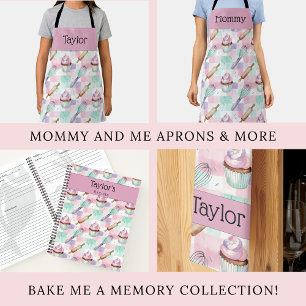 Adesivo de Nome Personalizado para Topo de Cupcake