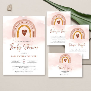 Boho Pink Rainbow O que há no seu jogo de bolsa