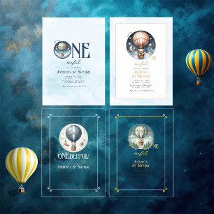 Convites Ele não é um primeiro aniversario maravilhoso?