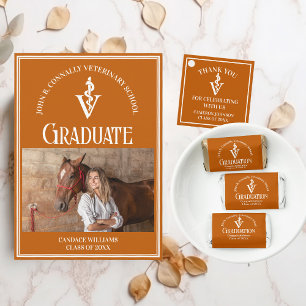 Anúncio Graduação Personalizada de Foto da Escola Veteriná