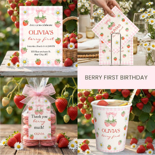 Convite para a Festa de 1º Aniversário de Berry co