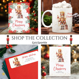 Caneca De Café Em Dois Tons Festivo Nutcracker Feliz Natal