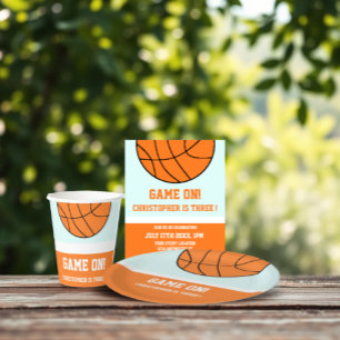 Convites Aniversário de 3 anos de Basquetebol