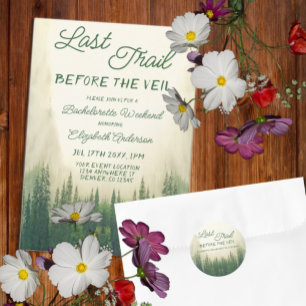 Convites Última Trilha Antes Da Bachelorette Do Véu
