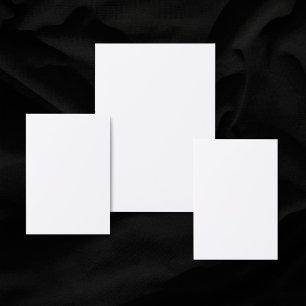 Cartão De Informações Casamento branco simples de Vazio 3,5" x 5"