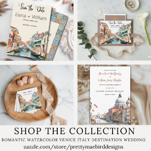 Convites Casamento de Destino de Azulejos Italianos