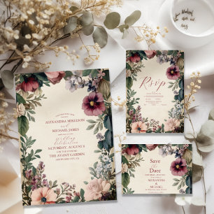 Reserve A Data Casamento Real Floral Chic Victorian