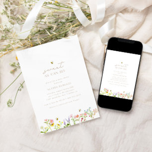 Convites Doce Como Pode Ser Chá de fraldas Mínimo Moderno