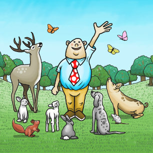 Convite Chamando Todos os Animais de Festas de Aniversário