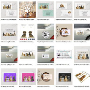 Convites Dog Groomer Walker Sitter Gift Para Você