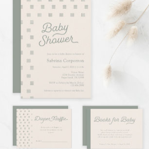 Convites Baby Brunch   Boho Minimalista