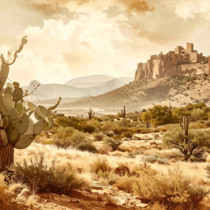 Convites Vintage cowboy