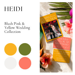 Mínimo de Cartões de agradecimentos Pink e Amarelo