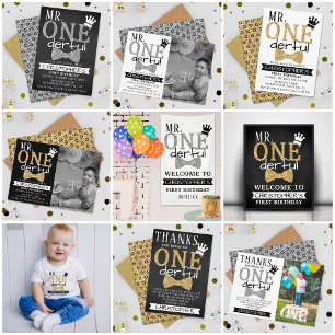 Convites Sr. ONEmagnifico primeiro aniversario