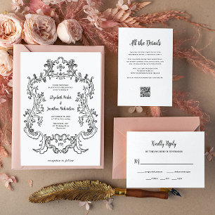 Cartão De Informações Preto e Branco Regal   Detalhes da Casação Código 