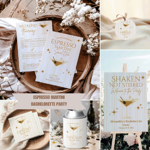 Adesivo Festa de solteira Espresso Martini