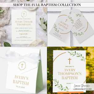 Convites Batismo Fotográfico Personalizado Por Cores Cruzad