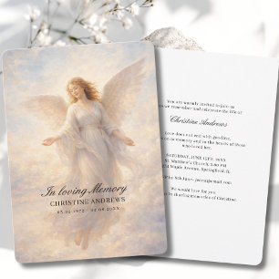 Convites Celebração Angelical da Vida Funeral
