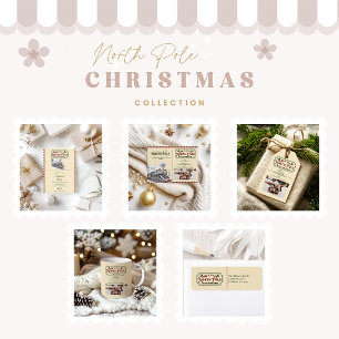 Cartão De Festividades Tíquete de Natal Polar Express