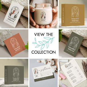 Cartão De Visita Mulher sai da Lua Arca Lua CUIDADO Bem-estar Dia S