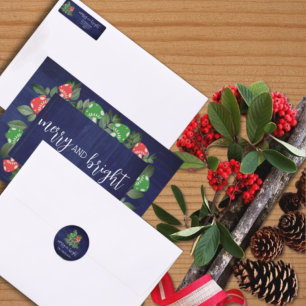 Cartão De Festividades Natal Caprichoso Floresta Rústica Cogumelos