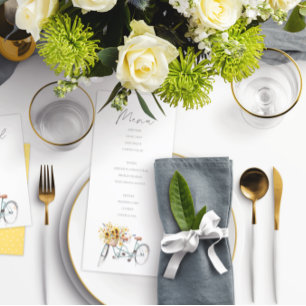 Convites Bicicleta Rústica De Girassol De Girassol Casament