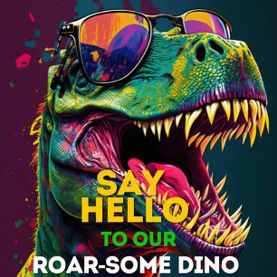 Papel De Presente Dinossauro Selva T Rex Jurasson Legal