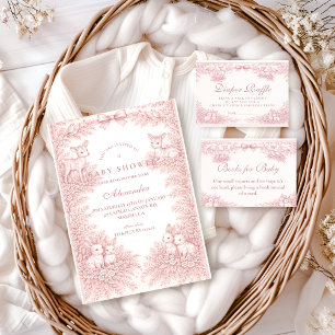 Convites Chá de Bebê Tema Floresta