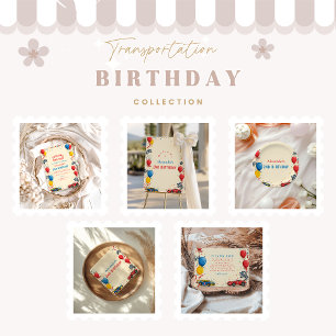 Convites Dois segundos aniversários de Carro Rápido