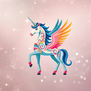 Presente Rodando Papel de Moldagem Unicorn