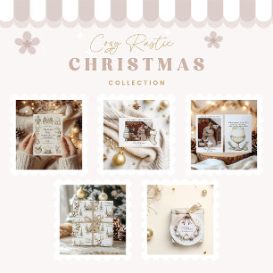 Adesivo Fera de Natal Russa Cozy Blue