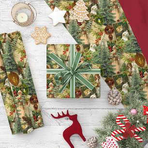 Papel De Presente Victorian Yuletide Splendor