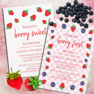 Convites Berry Sweet Birthday